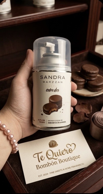 Aerosol de Ambientes Alfajor Negro